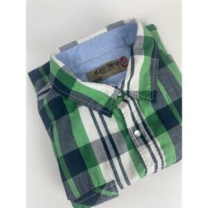 Red Snap Clothing Co. Western Pearl Snap Men’s SIZE L Short Sleeve Button